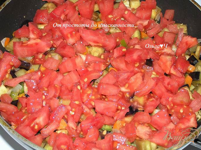 Фото приготовление рецепта: Овощное рагу с базиликом шаг №5