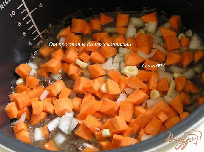 Фото приготовление рецепта: Жаркое с овощами в мультиварке шаг №5