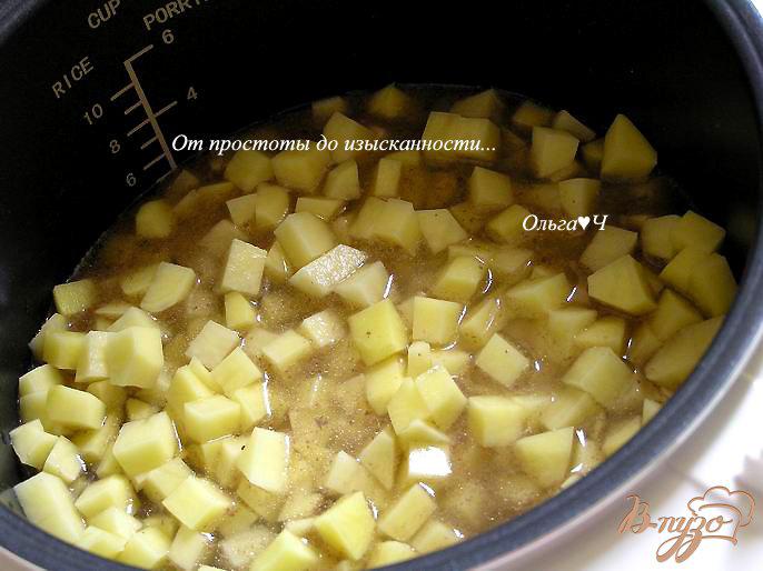 Фото приготовление рецепта: Жаркое с овощами в мультиварке шаг №6