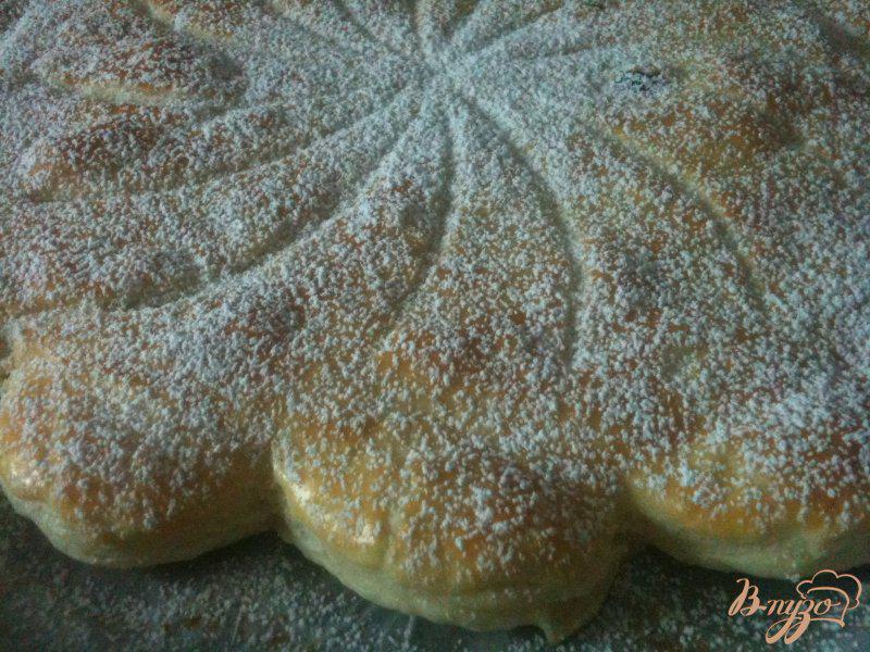 Фото приготовление рецепта: Слоеный пирог «Питивье» - Le Pithiviers шаг №7