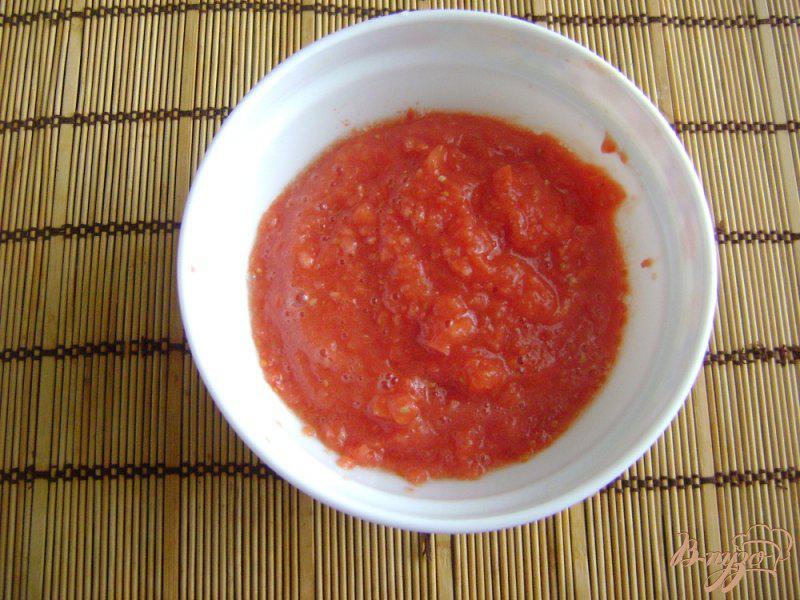 Фото приготовление рецепта: Запеканка из баклажан с помидорами и сыром шаг №5