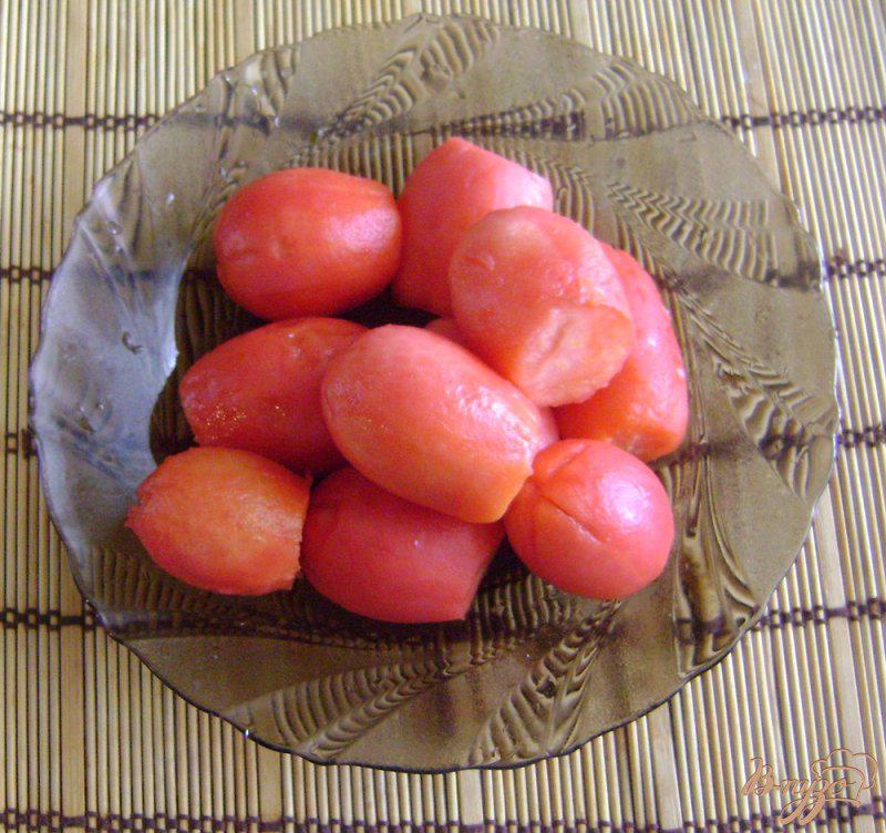 Фото приготовление рецепта: Запеканка из баклажан с помидорами и сыром шаг №4