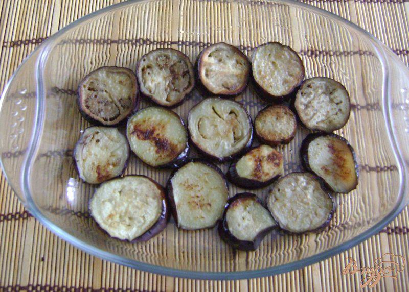 Фото приготовление рецепта: Запеканка из баклажан с помидорами и сыром шаг №8