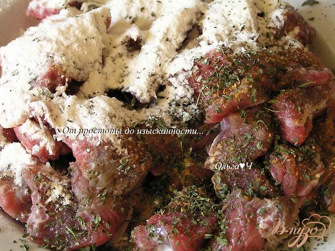 Фото приготовление рецепта: Рагу из говядины с морковью и мятой (в мультиварке) шаг №1