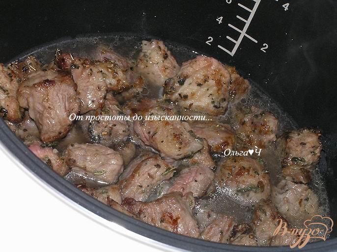 Фото приготовление рецепта: Рагу из говядины с морковью и мятой (в мультиварке) шаг №2