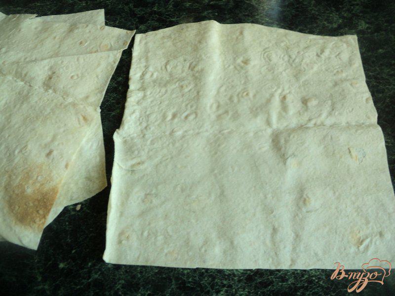 Фото приготовление рецепта: Конвертики из лаваша с творогом и тыквой шаг №3