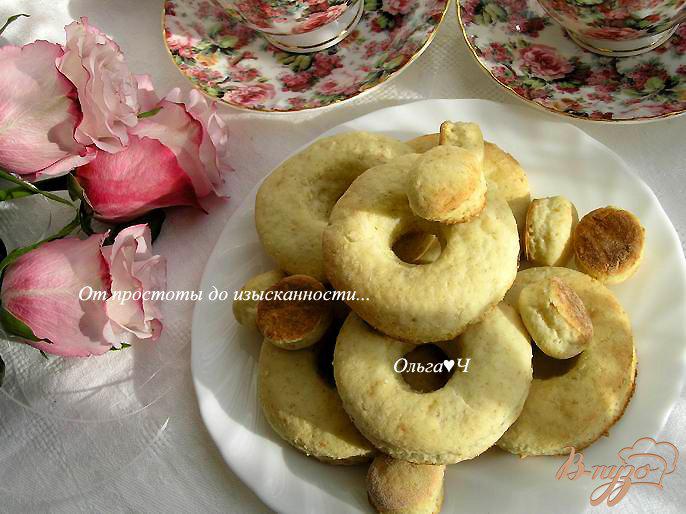 Фото приготовление рецепта: Творожные пончики с овсяными хлопьями шаг №5