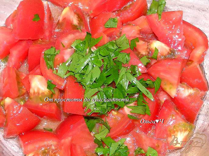 Фото приготовление рецепта: Салат с помидорами и кунжутом шаг №1