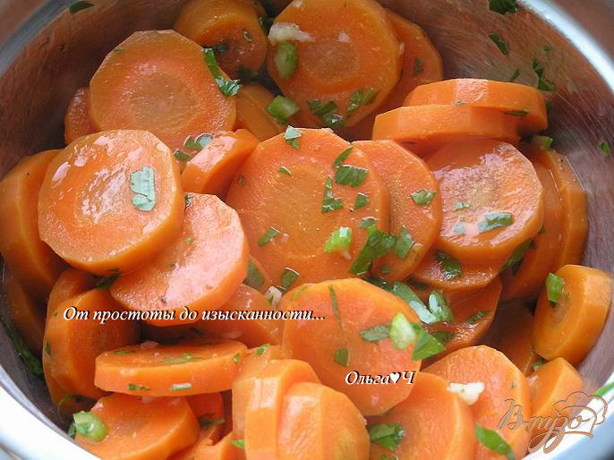 Фото приготовление рецепта: Салат из бланшированной моркови шаг №3