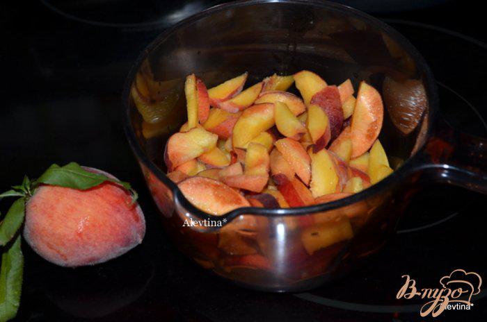 Фото приготовление рецепта: Персиковый хомут шаг №1