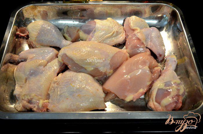 Фото приготовление рецепта: Курица в цитрусовом маринаде шаг №1