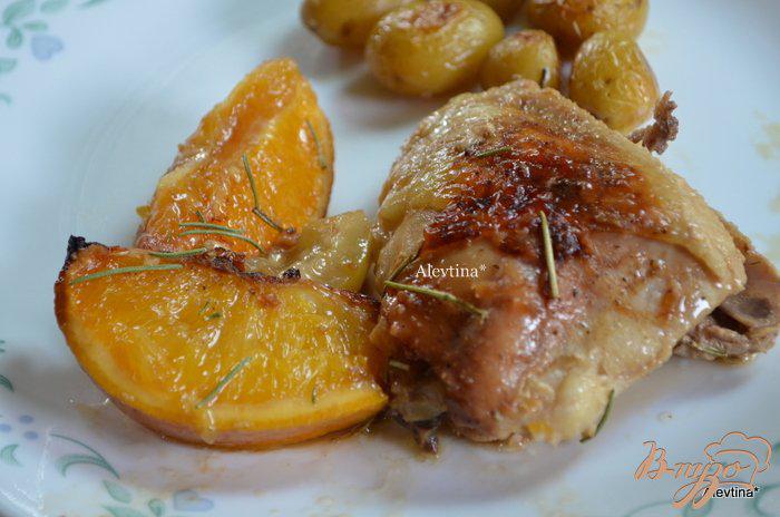 Фото приготовление рецепта: Курица в цитрусовом маринаде шаг №4