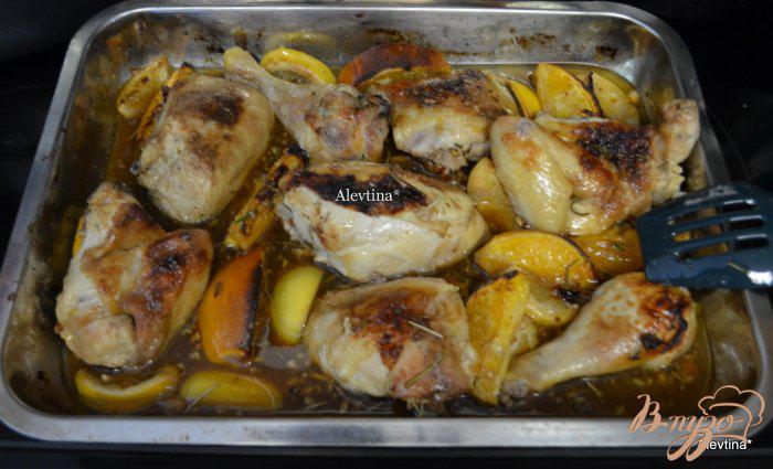 Фото приготовление рецепта: Курица в цитрусовом маринаде шаг №3