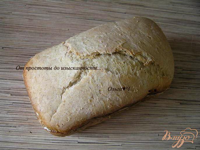 Фото приготовление рецепта: Хлеб с овсяными хлопьями шаг №4