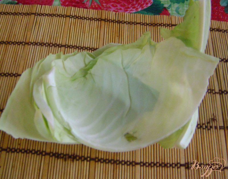 Фото приготовление рецепта: Голубцы на овощной подушке шаг №3