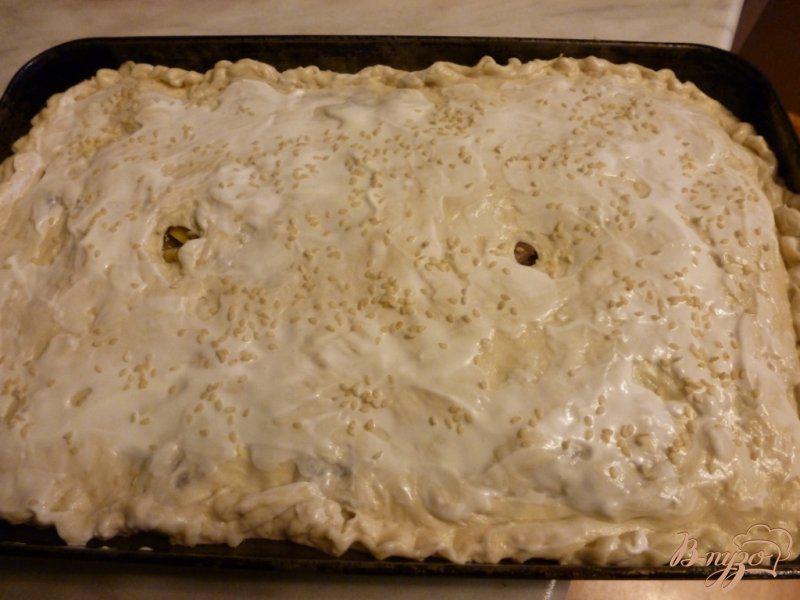 Фото приготовление рецепта: Пирог с мясом и картофелем шаг №3