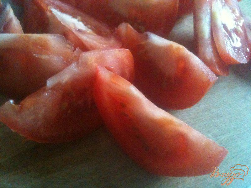 Фото приготовление рецепта: Рисовый салат с помидорами шаг №3