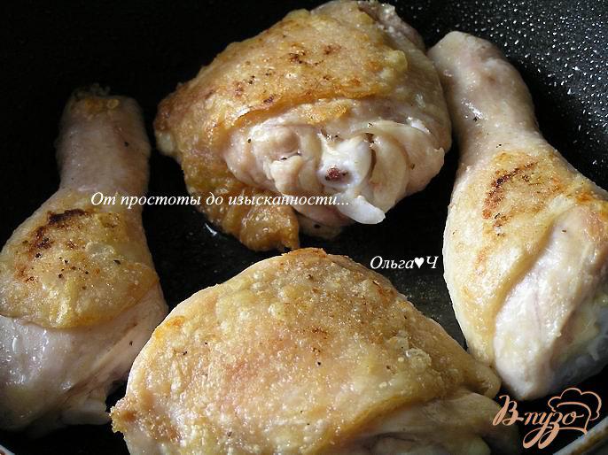 Фото приготовление рецепта: Курица с картофелем в сливочно-горчичном соусе шаг №1