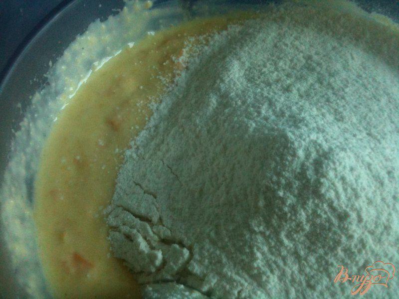Фото приготовление рецепта: Лепешки из гороха нут с сыром шаг №3