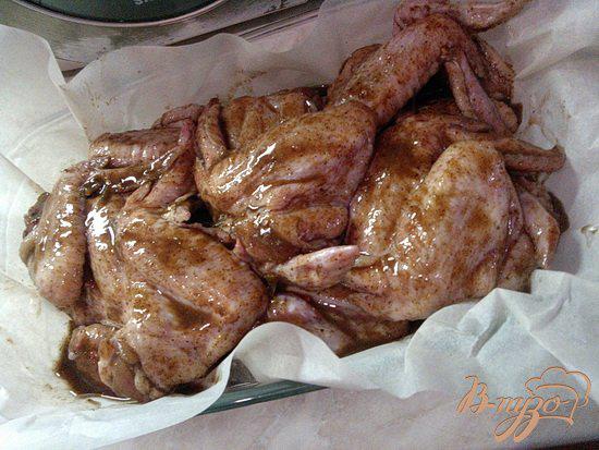 Фото приготовление рецепта: Куриные крылышки в медово-томатном маринаде. шаг №5