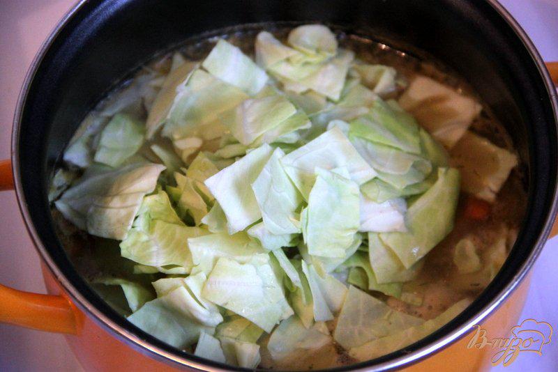 Фото приготовление рецепта: Linseneintopf - густой суп с чечевицей шаг №3