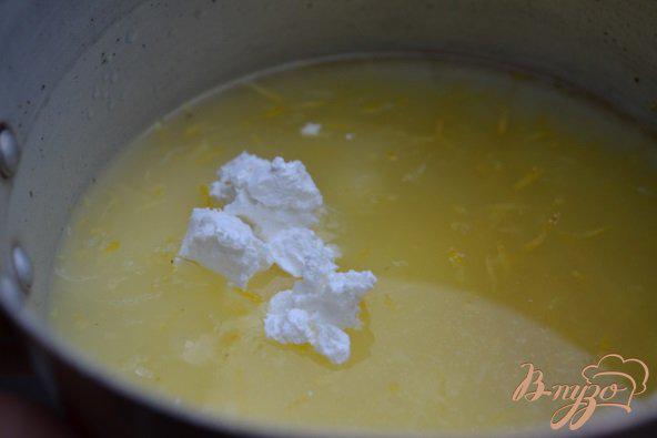 Фото приготовление рецепта: Брауни с лимонным кремом шаг №6