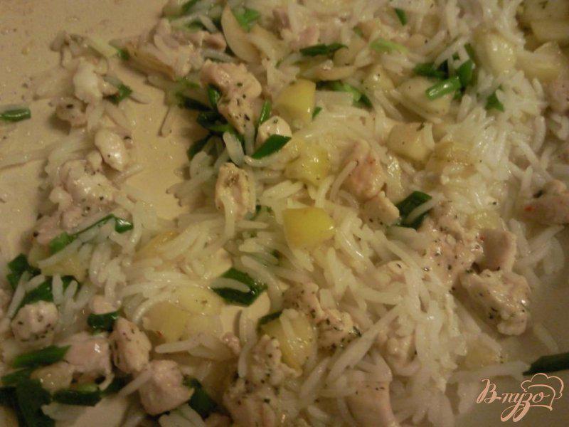 Фото приготовление рецепта: Свекла,фаршированная курицей с рисом и яблоком шаг №2