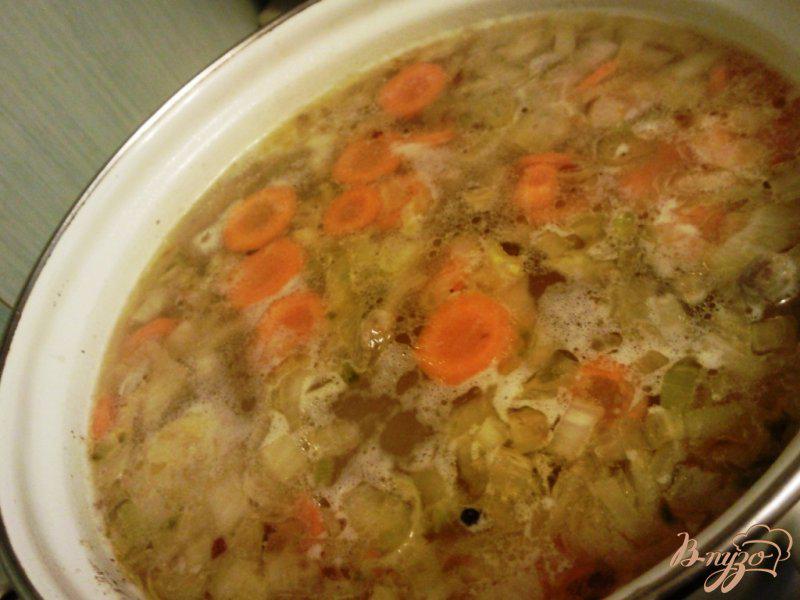 Фото приготовление рецепта: Суп из перепелок с пшеном шаг №4