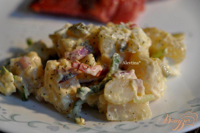 Фото приготовление рецепта: Салат картофельный Аллилуйя шаг №3