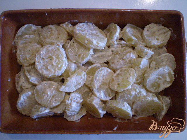 Фото приготовление рецепта: Картофель запеченный с сыром шаг №2