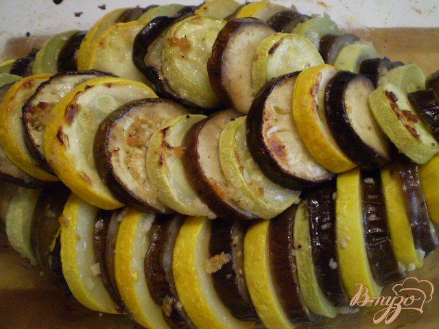 Фото приготовление рецепта: Запеченные овощи с чесноком шаг №4