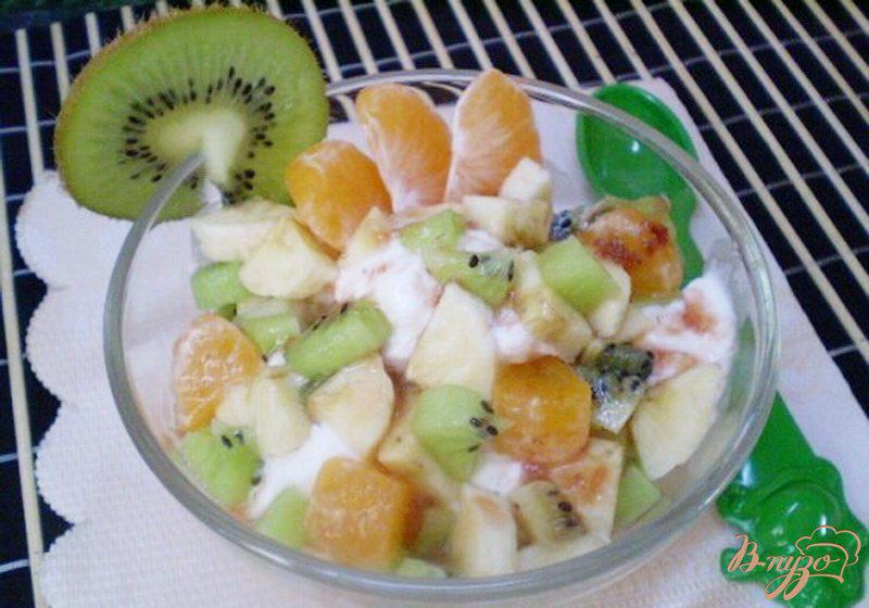 Фото приготовление рецепта: Мороженое с фруктами шаг №4