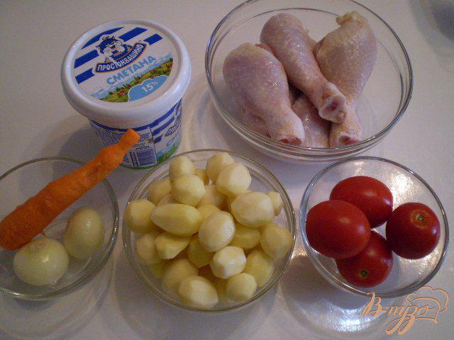 Фото приготовление рецепта: Птица с овощами в духовке шаг №1