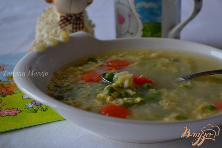 Фото приготовление рецепта: Яичный суп для детского меню шаг №6