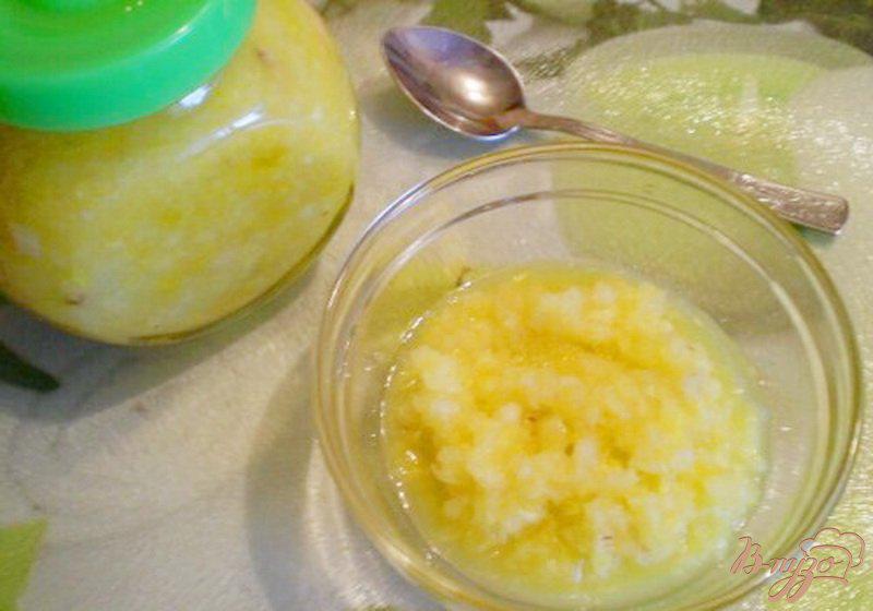 Фото приготовление рецепта: Имбирь с лимоном и медом к чаю шаг №5