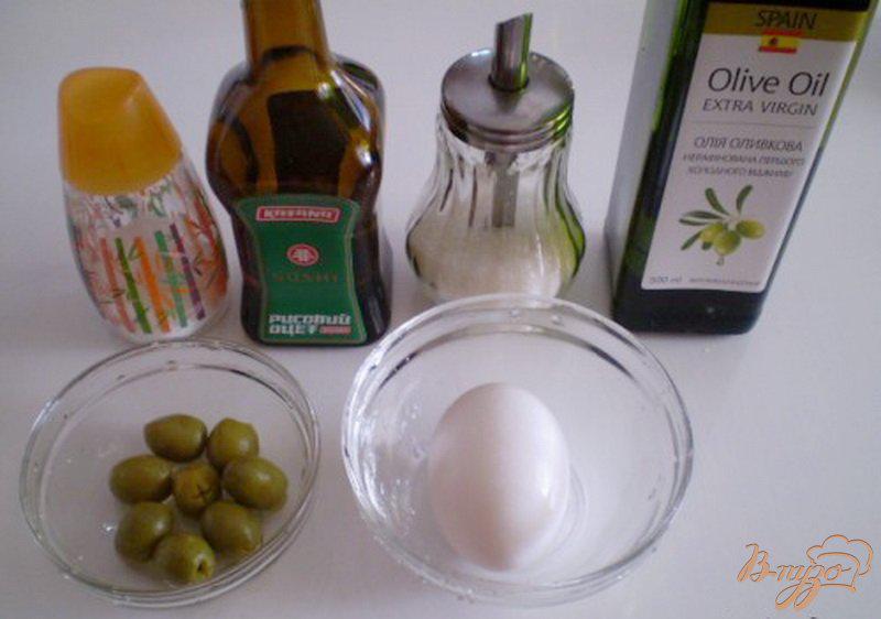 Фото приготовление рецепта: Оливковый майонез шаг №1