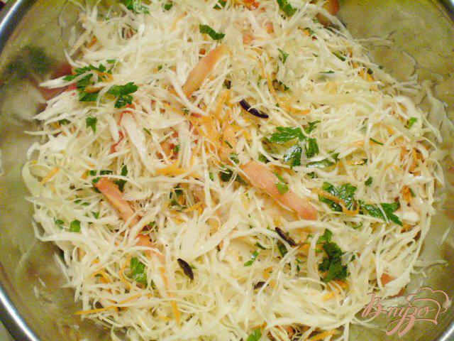 Фото приготовление рецепта: Легкий овощной салат шаг №6