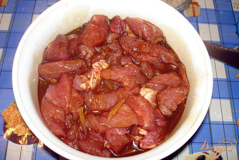 Фото приготовление рецепта: Мясо по-китайски шаг №2