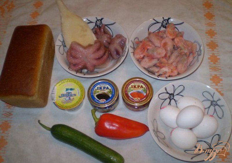 Фото приготовление рецепта: Сундук с морепродуктами шаг №1