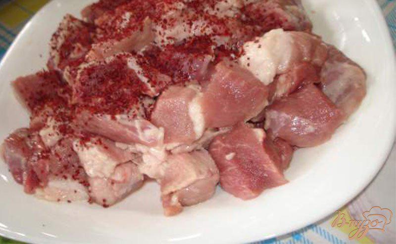 Фото приготовление рецепта: Свинина, тушеная в смородиновом вине шаг №1