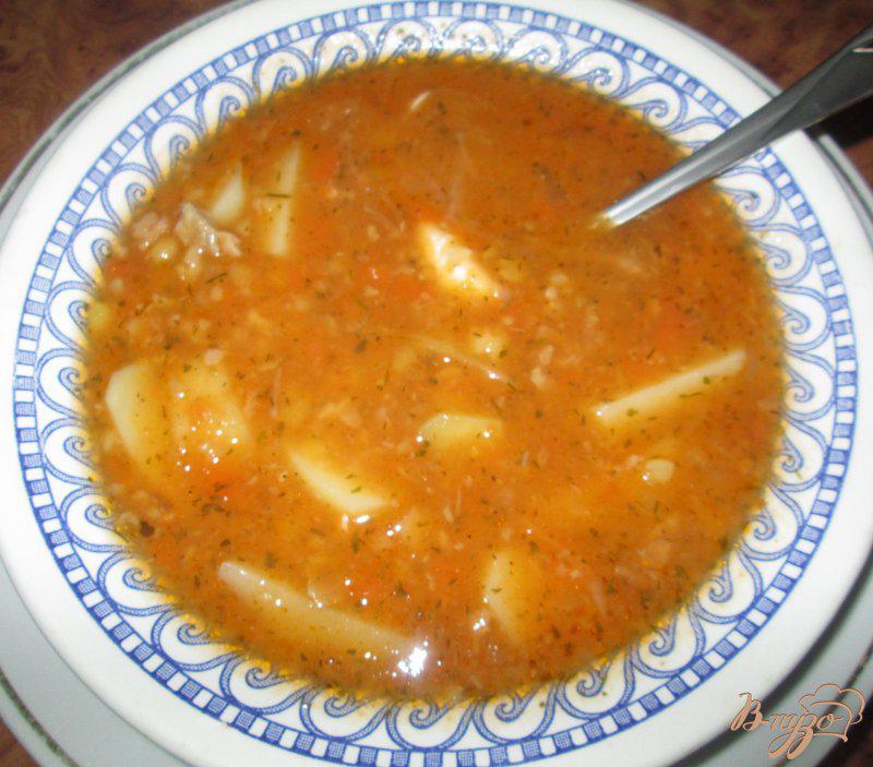 Фото приготовление рецепта: Гороховый суп шаг №9