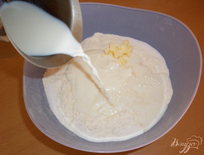 Фото приготовление рецепта: Молочно-йогуртовые булочки с полбяной мукой шаг №2