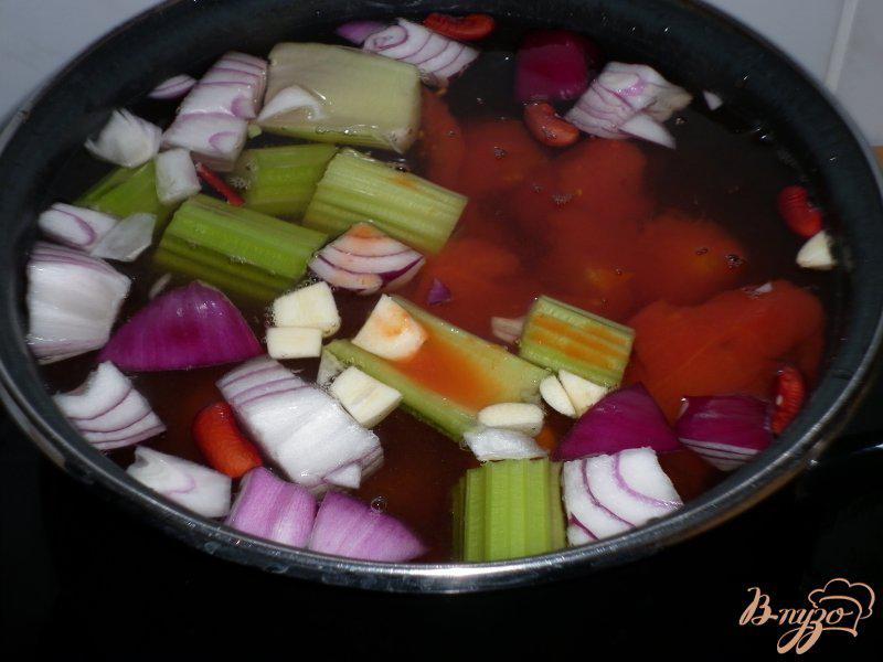 Фото приготовление рецепта: Полбовый суп из города Лукка шаг №2