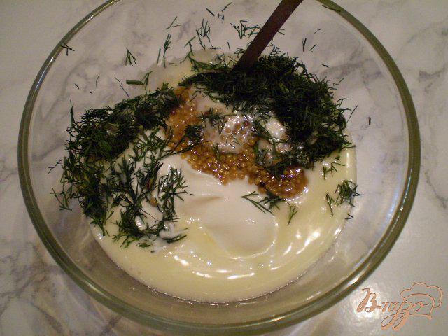 Фото приготовление рецепта: Салат из морских водорослей шаг №6