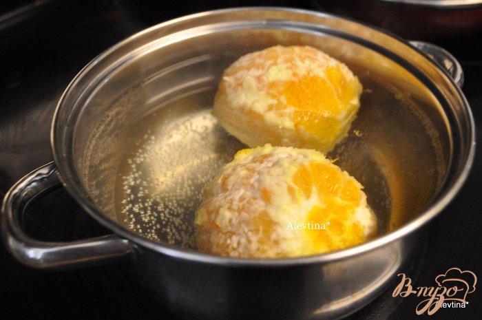 Фото приготовление рецепта: Апельсиовый кекс по-домашнему шаг №4