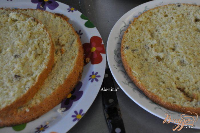 Фото приготовление рецепта: Ореховый торт шаг №13