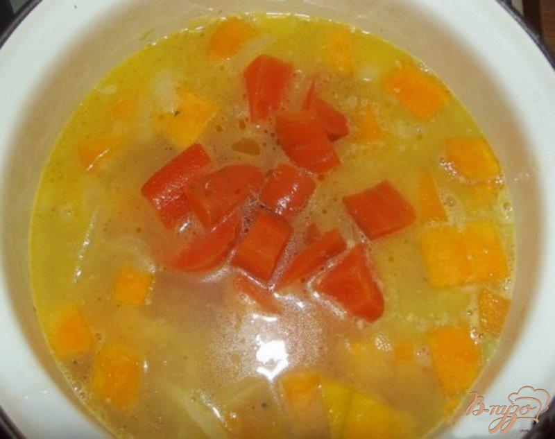 Фото приготовление рецепта: Сливочный суп-пюре из тыквы шаг №7