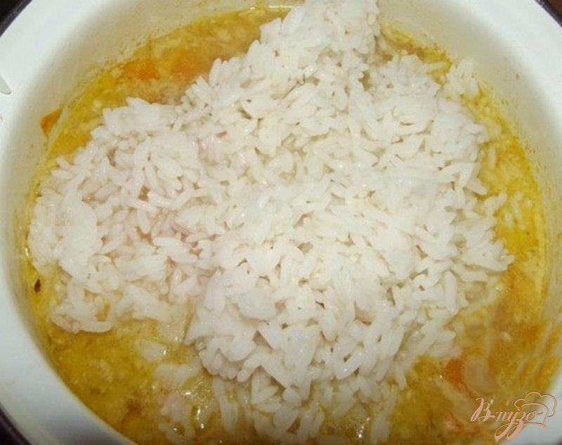 Фото приготовление рецепта: Сливочный суп-пюре из тыквы шаг №8