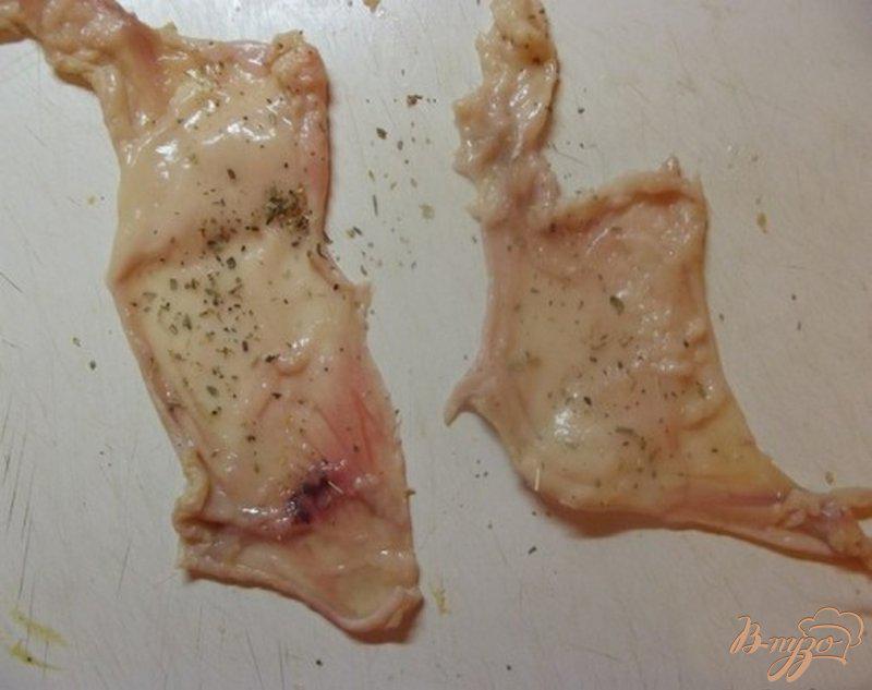 Фото приготовление рецепта: Куриные мешочки с тыквой шаг №2