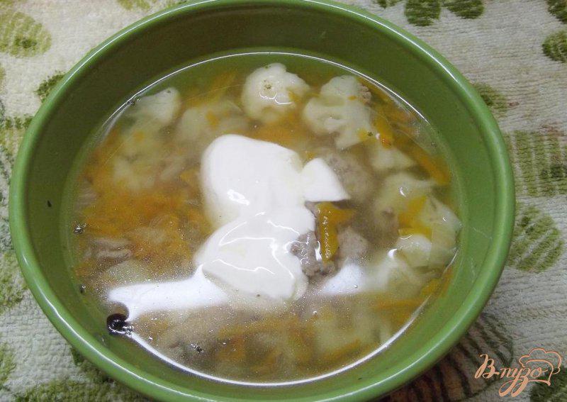 Фото приготовление рецепта: Классический суп с фрикадельками шаг №7